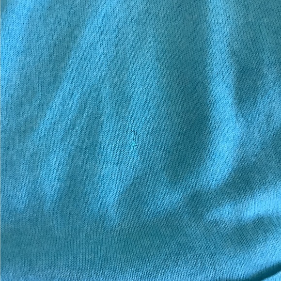 NWT Talbots Luxury Cashmere Sabrina Aqua Blue Sweater Sz S - Picture 8 of 8